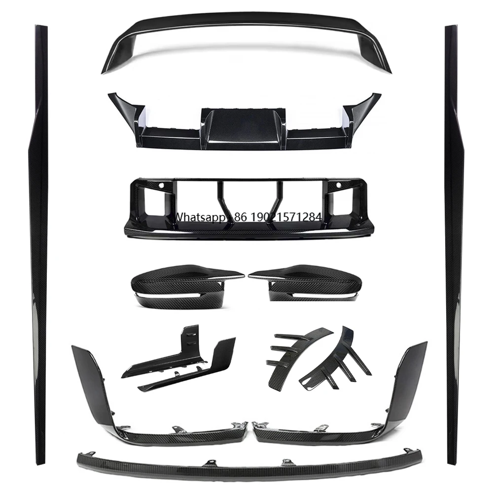 OEM Real Dry Carbon Fiber Auto Parts Rear Bumper Lip Front Lip Front Grill for M2 G87 2023-2025 Car Bodykit