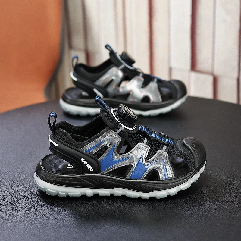 

New summer children's new sandals breathable mesh outdoor beach casual shoes non-slip, wear-resistant, comfortable and cool