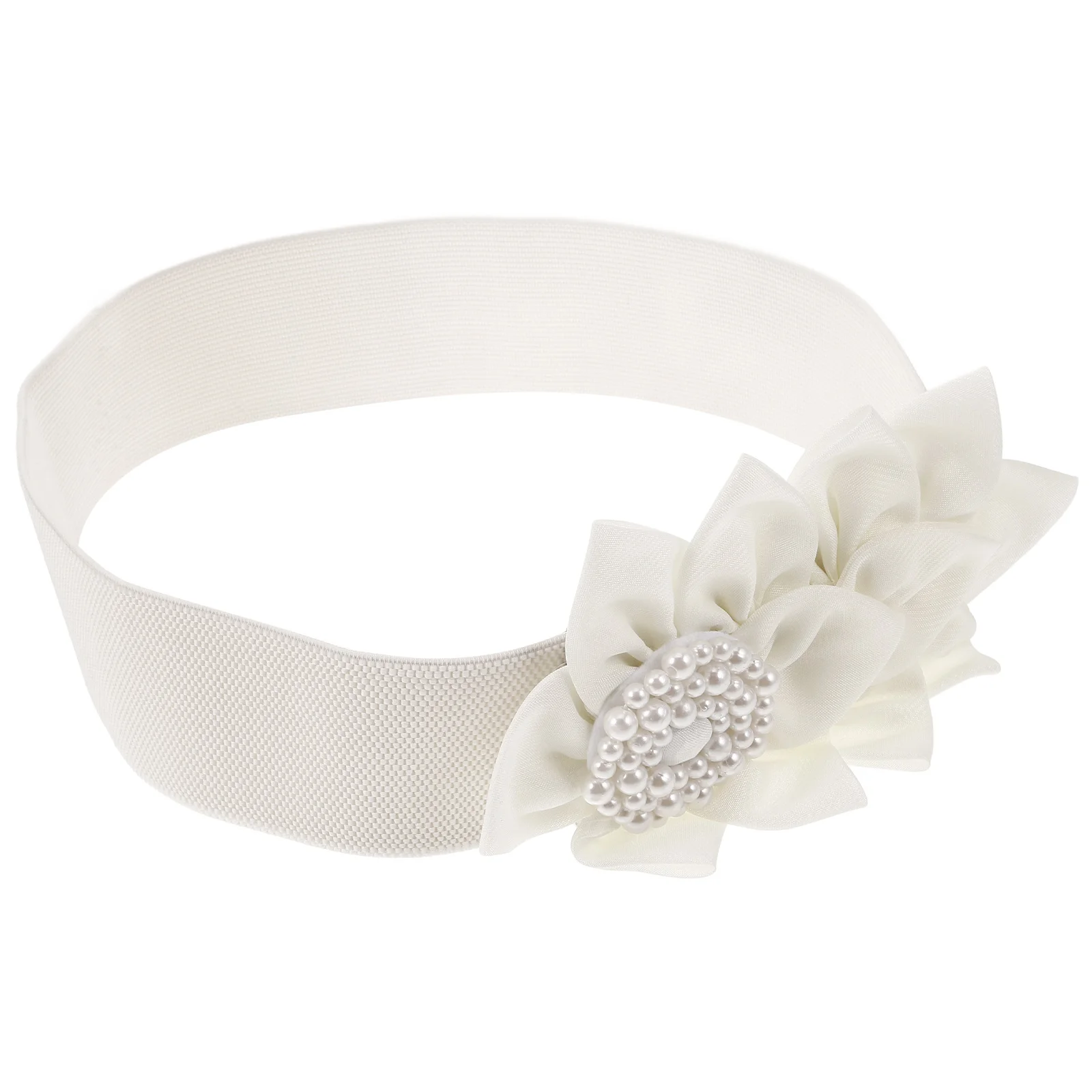 

Flower Decorative Dress Waist Cover Clothing Accessory Belt Women For Ladies Stretchy