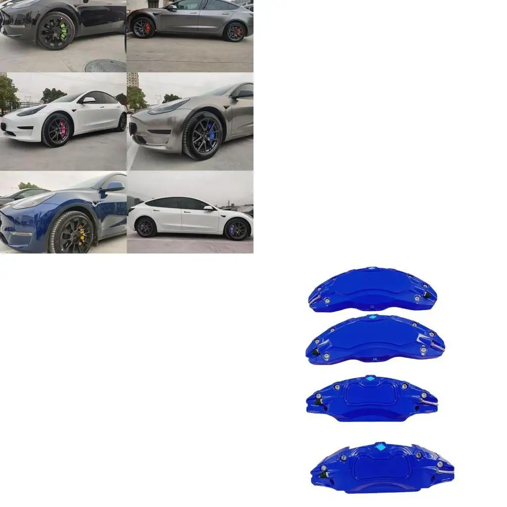 

E7CA Алюминиевые крышки суппорта для 3 2025 Кольцевой ступицы Передний и задний тормозный суппорт крышка автомобиля