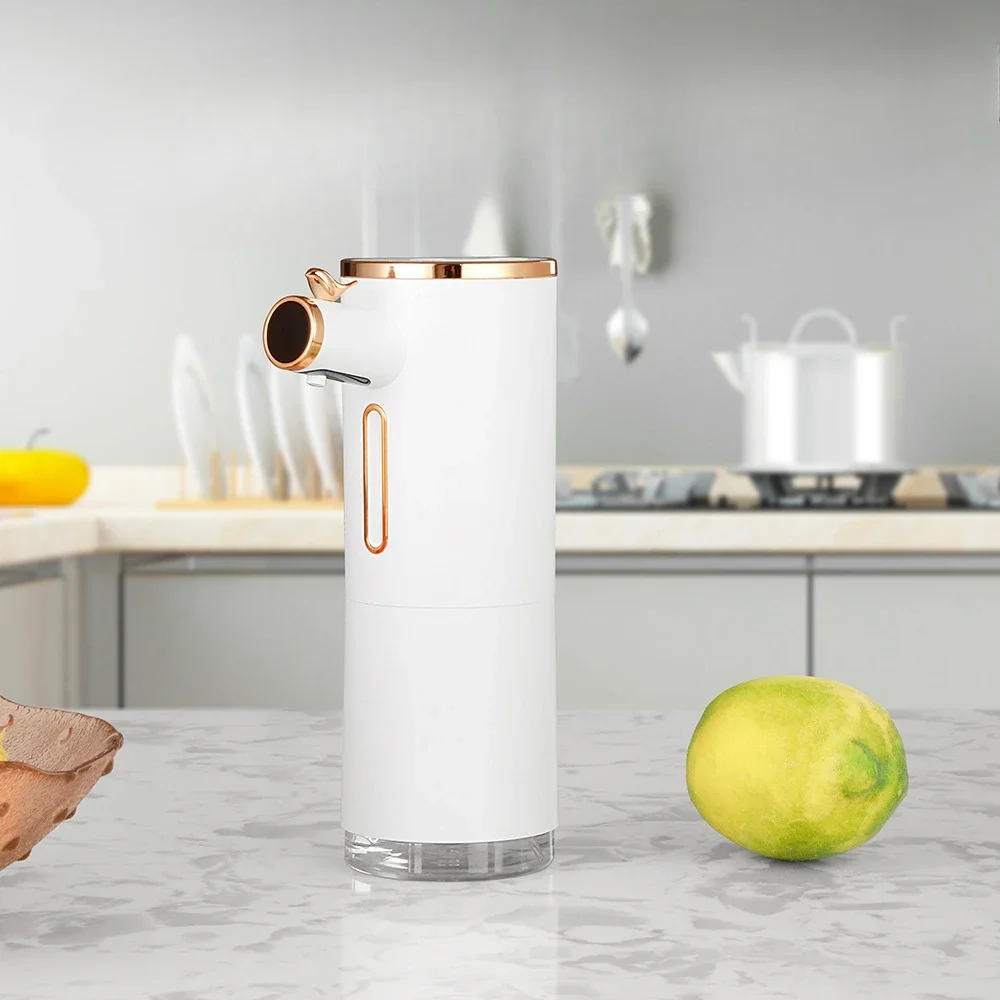 

new intelligent hotel disinfection and antibacterial soap dispenser is wall mounted, non-contact, infrared automatic