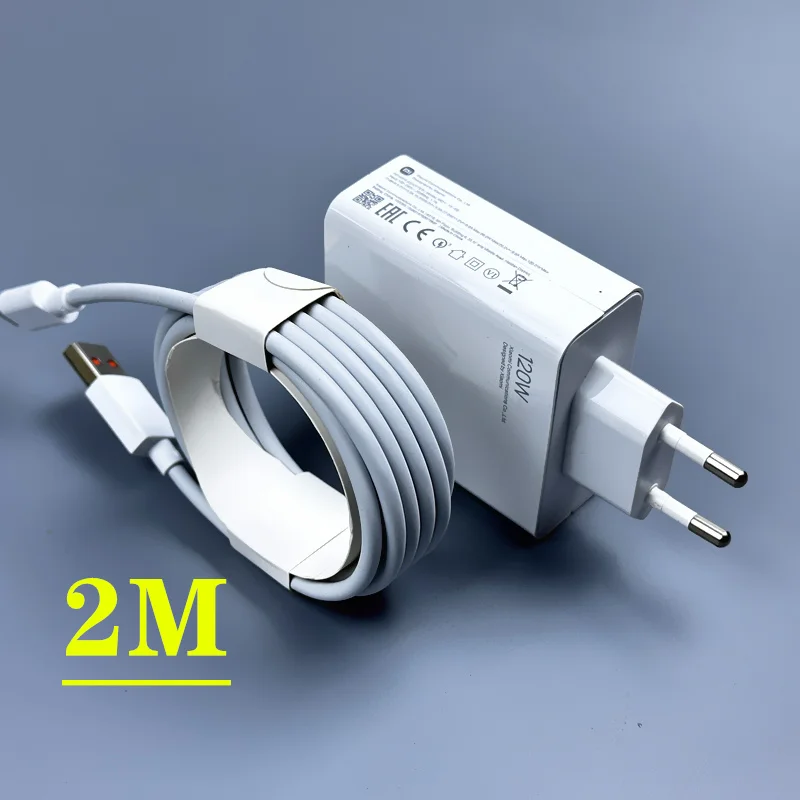Original Xiaomi Charger 120W Fast Charger Quick Charging Power Xiaomi 10 Redmi K30 Pro/10X Pro Laptop Air - náhled 4