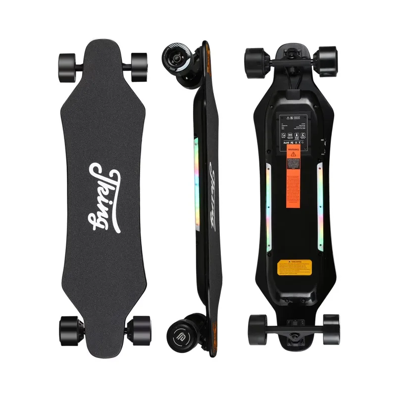 

Airo High Speed Hub Motor Electric Skateboard Super Long Range Colorful Double Light Longboard Electric Skateboard