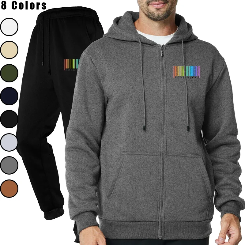 

Мужские спортивные костюмы с высококачественным принтом, брюки из 2 предметов, хит продаж и толстовки с капюшоном, повседневный спортивный костюм