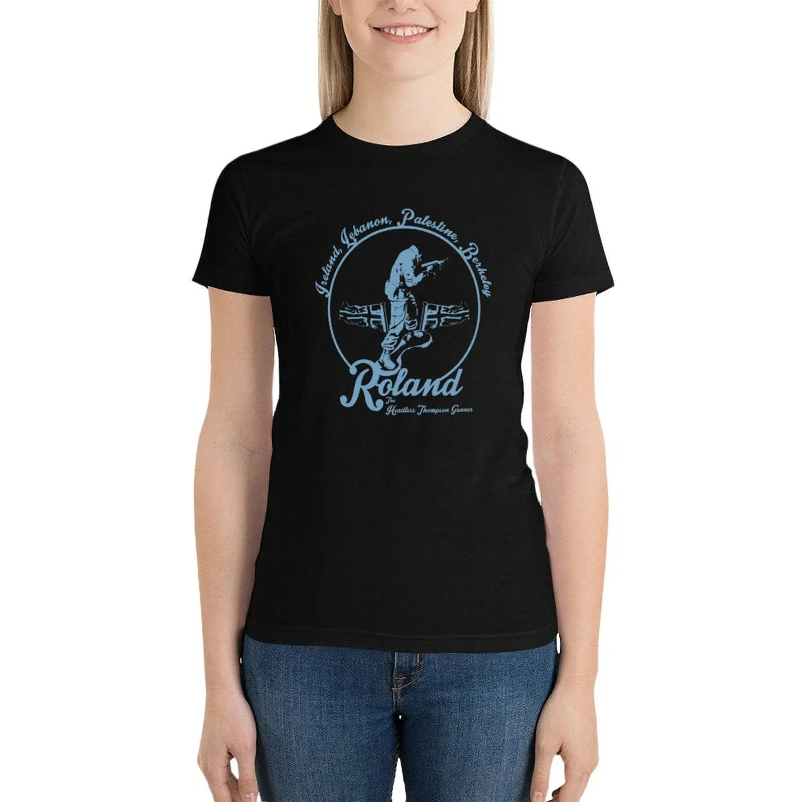 Inspired By Warren Zevon Roland The Headless T-Shirt cute tops vintage clothes graphic t-shirts for Women