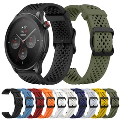 Strap 22mm For Huami Amazfit BALANCE GTR 4 2 2E GTR3 Pro/GTR 47mm Watchband Sport Wristband For Amazfit Bip 5 Stratos 3 Bracelet