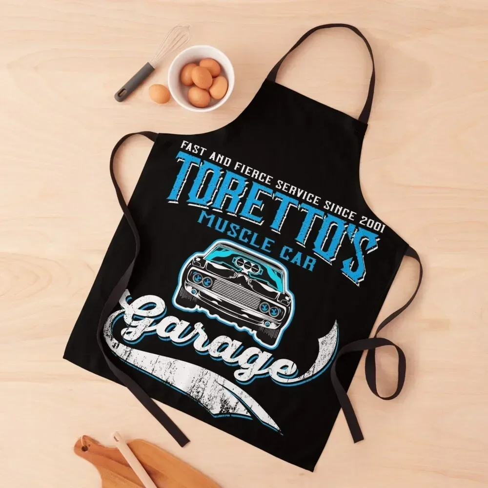 

Toretto's Muscle Car Garage Fierce Service Apron cooks clothes Kitchens For Men Goods For Home And Kitchen carpenter Apron