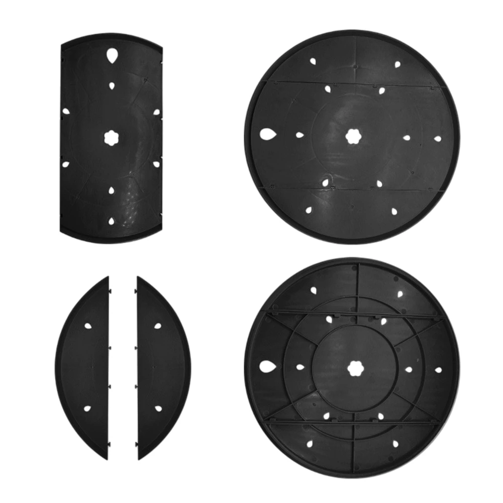 1pc  Round Spliced Pot Filler Drainage Liner Black Orange PP Insert For Large Flower Pots Gardening Tools