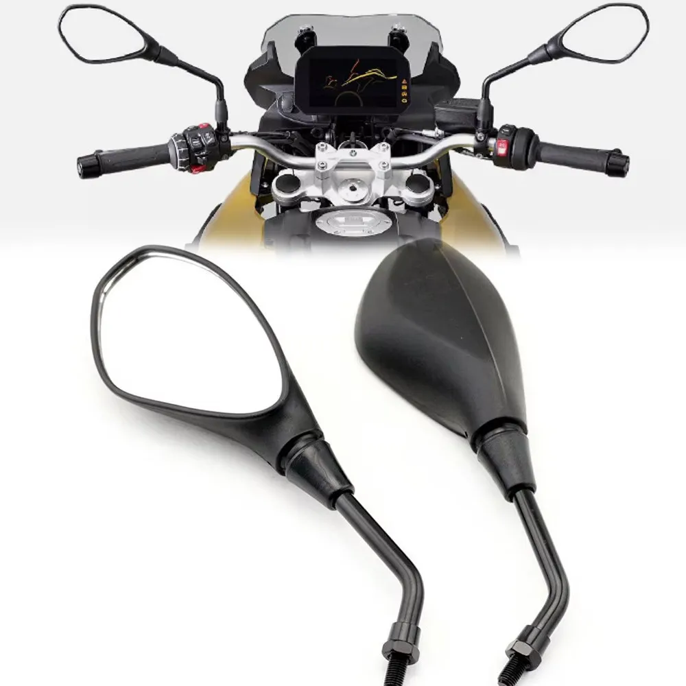 Motorcycle Rearview Side Mirrors M10X1.25 For BMW S1000R F650GS F700GS F750GS F800GS F850GS F800R 08-11 For Aprilia Tuono SL750