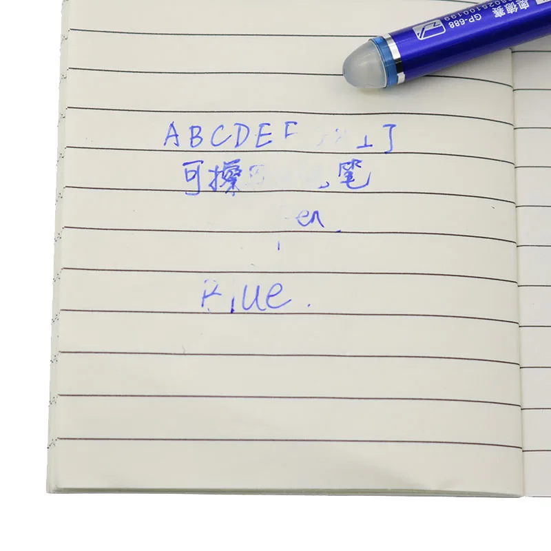 100/Set Of Erasable Ink Refill Magic Gel Pen And Ink Washable Pen Replaceable Refill Pen 0.5 Mm Color Blue School Ink Stationery