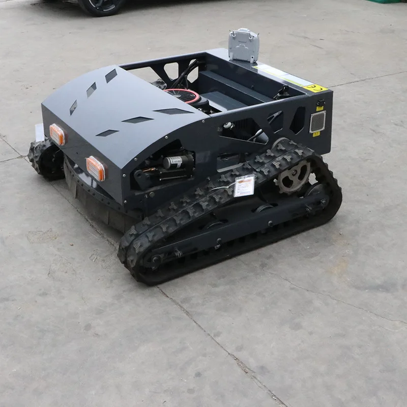 

Crawler Remote Control Lawn Mower Orchard Grass Chopper Automatic Four-wheel Lawn Mower Grass Crushing Equipment Tosaerba JT