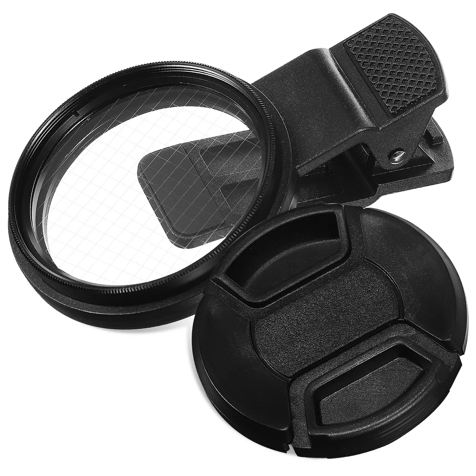 Clip de filtre pour appareil photo de téléphone portable, 4 points, 52 mm, universel, clip-on, filtre photo, diffusion de lumière froide