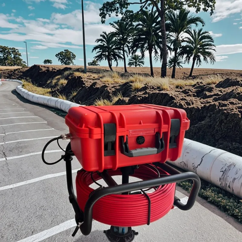 High-definition CCD Camera H.264 Night Vision 7-inch Display 1080p Small-diameter Pipeline Inspection Toilet Blockage Detection