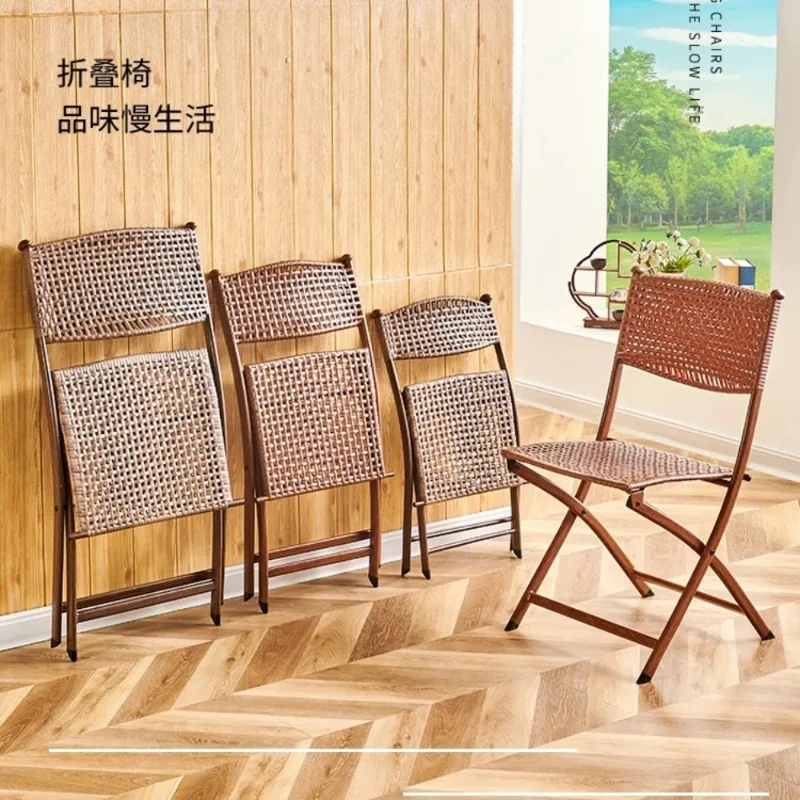 Synthetic Single Folding Bedroom Kitchen Dining Chairs Outdoor Portable Modern Chairs Cadeiras De Jantar Dining Room Furnitur