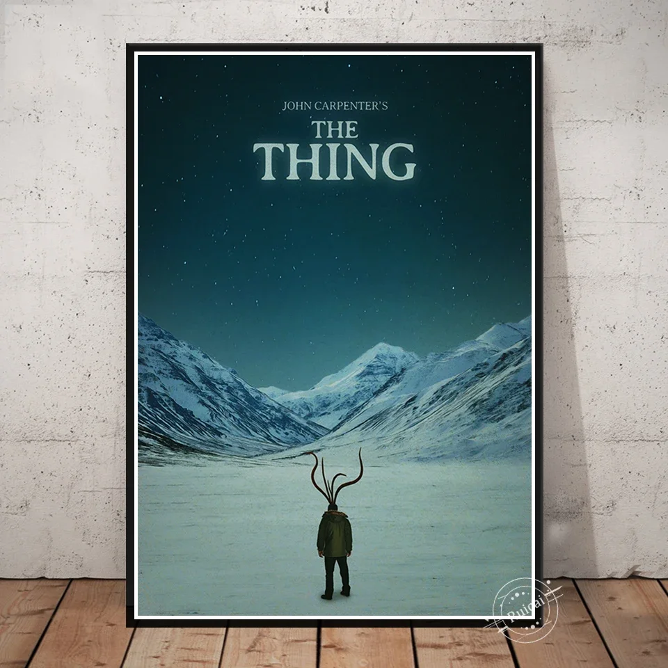 The Thing Poster 1982 Classic Movie John Carpenter Prints Canvas Painting Wall Picture For Living Room Home Decor