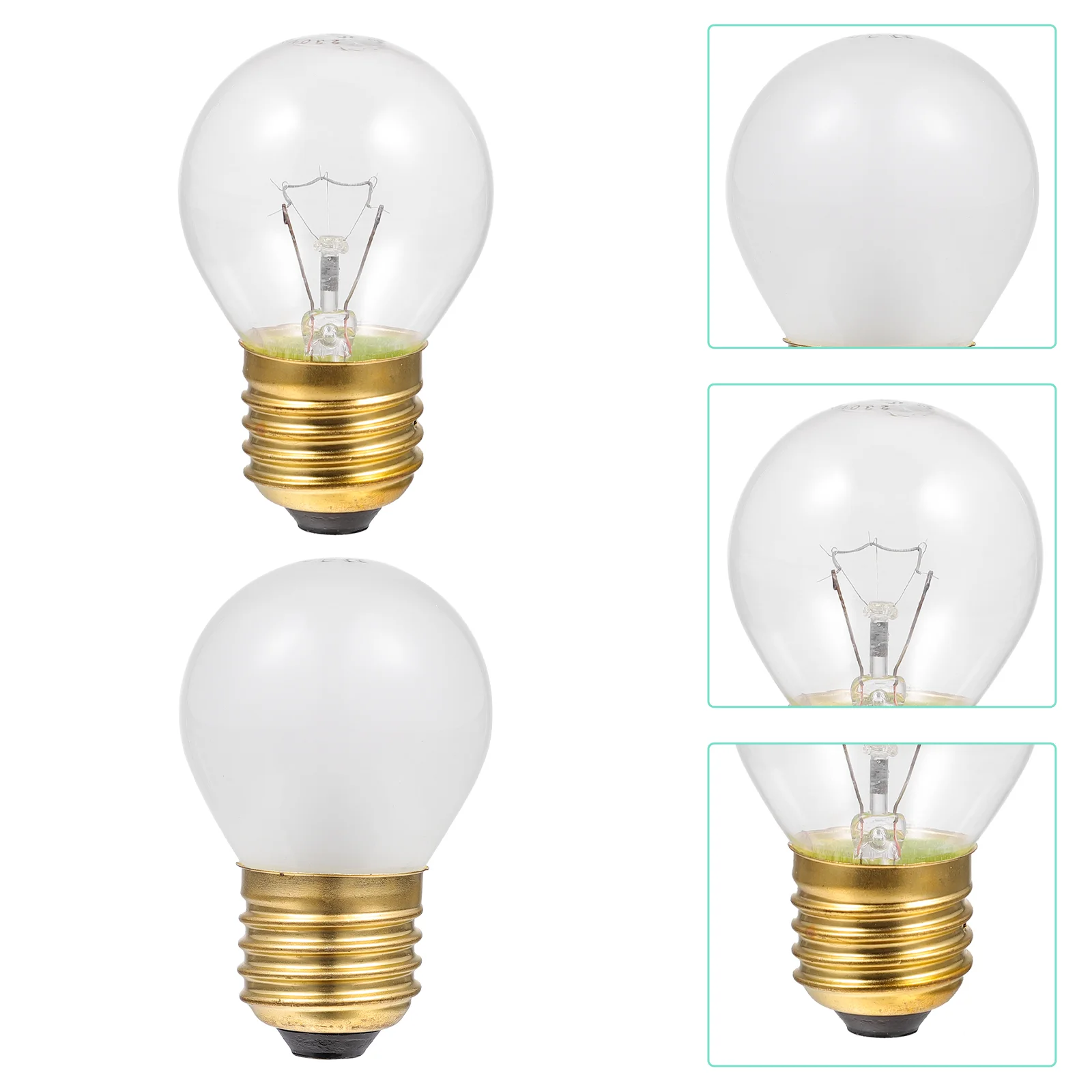 

4 PCS Oven Bulb Lamp Heat-resistant Appliance Light Warmer Holding Cabinet for Glass Replacement