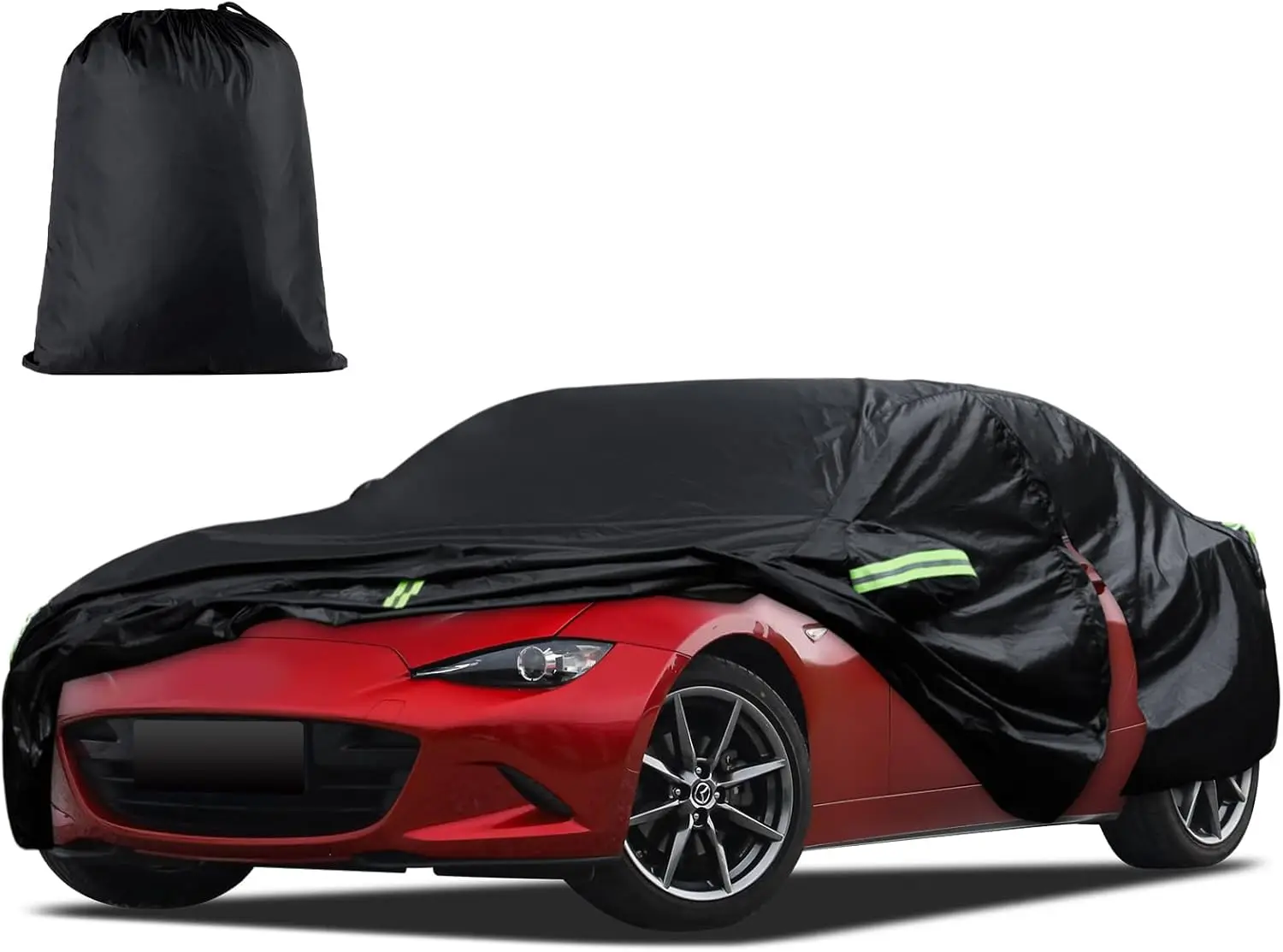 

Custom Fit Car Cover for Mazda MX-5 Miata 1989-2025, Waterproof All Weather Full Exterior Protection with Door Zipper