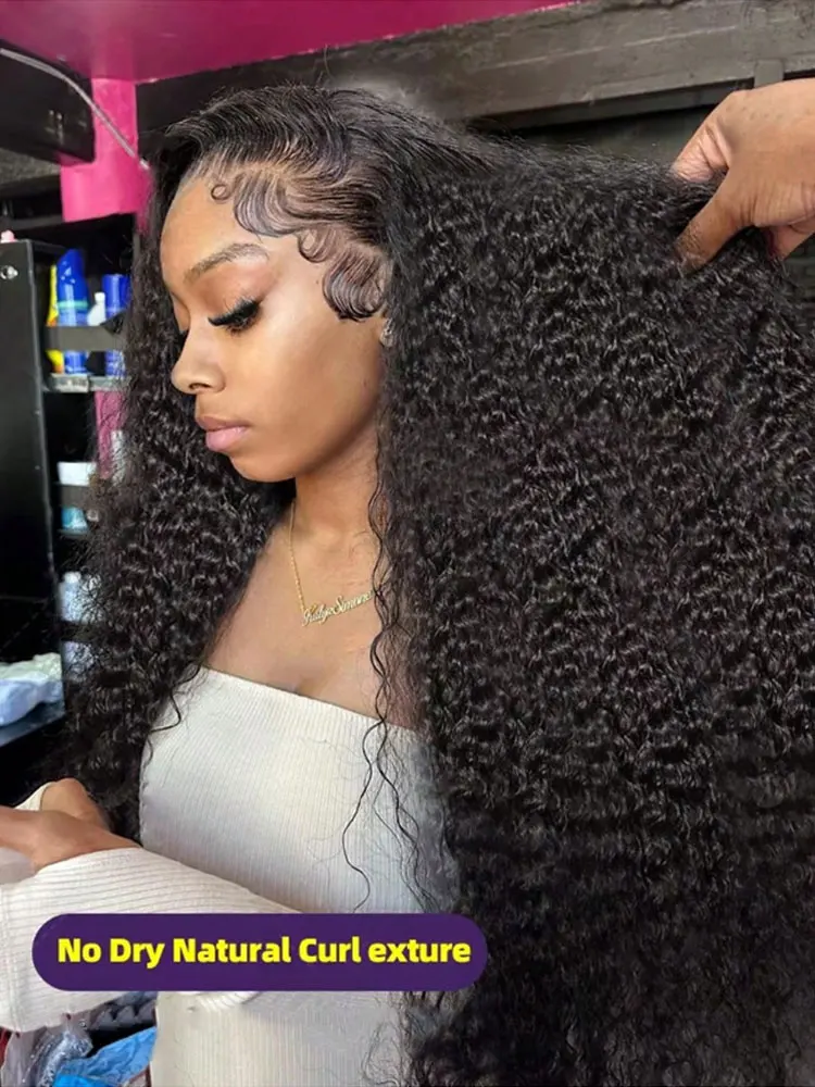 40 42 بوصة موجة عميقة شعر مستعار أمامي 13x6 HD شفاف شعر بشري مجعد الدانتيل الجبهة الباروكات 5X5 غلوليس عميق مجعد الدانتيل إغلاق شعر مستعار