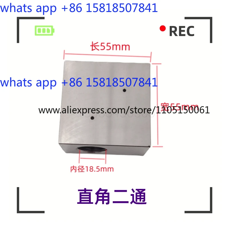 Right angle two-way peak imperial metric two-way two-way high-pressure pipe adapter
