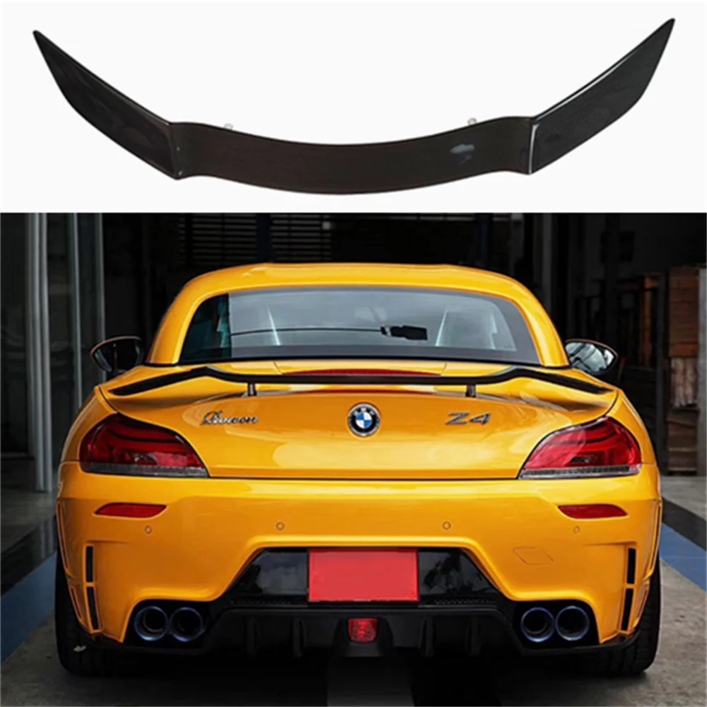 For BMW Z4 E86 E89 Coupe Convertible 2005-2014 High Quality Carbon Fiber Car-styling Rear Trunk Luggage Compartment Spoiler