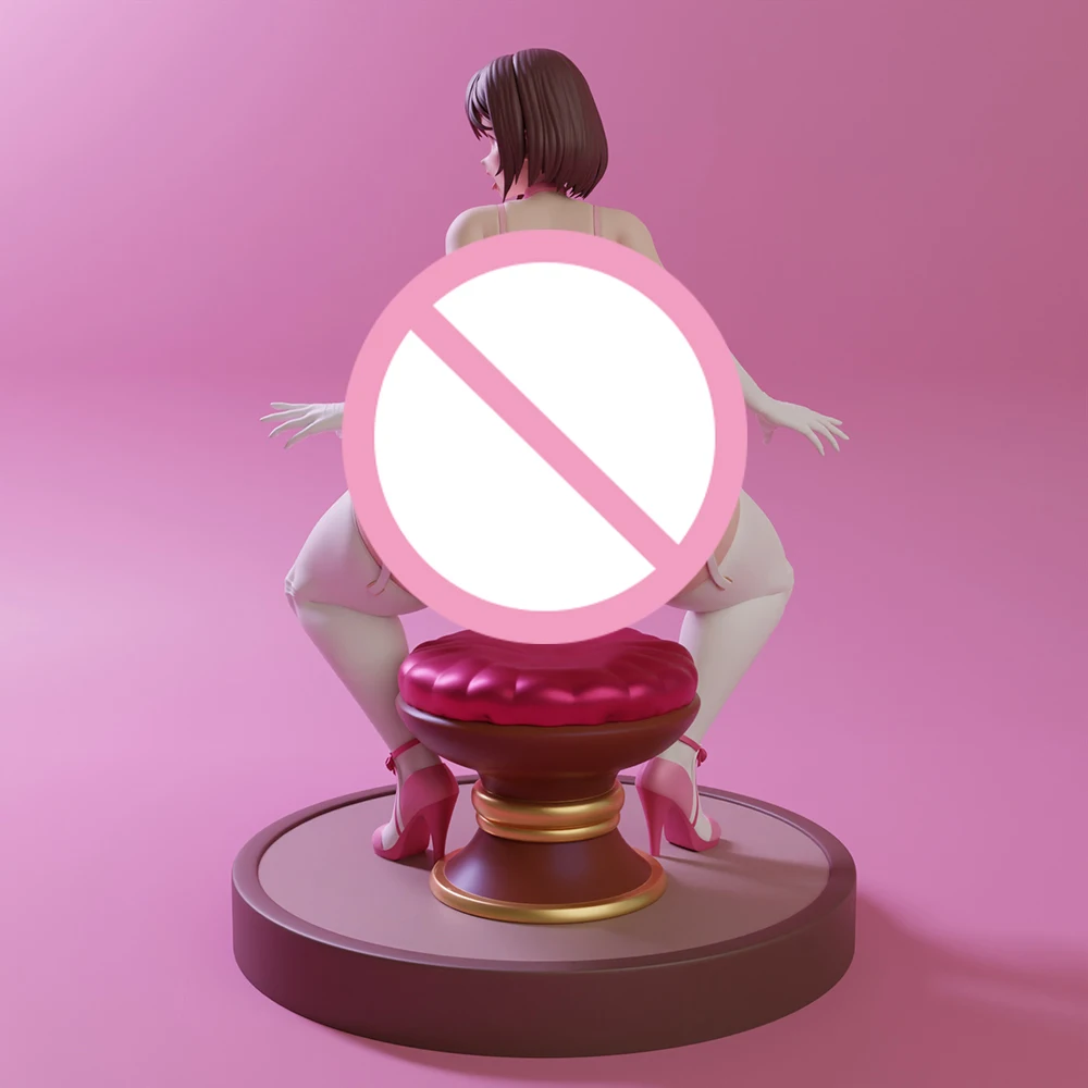 1:24 جميلة قزم و جبهة مورو NSFW ثلاثية الأبعاد طباعة الراتنج مجموعات الالعاب Gk غير مصبوغ تمثال WaiFu لتقوم بها بنفسك تمثال غير مجمعة أرقام نموذج اللعب #6