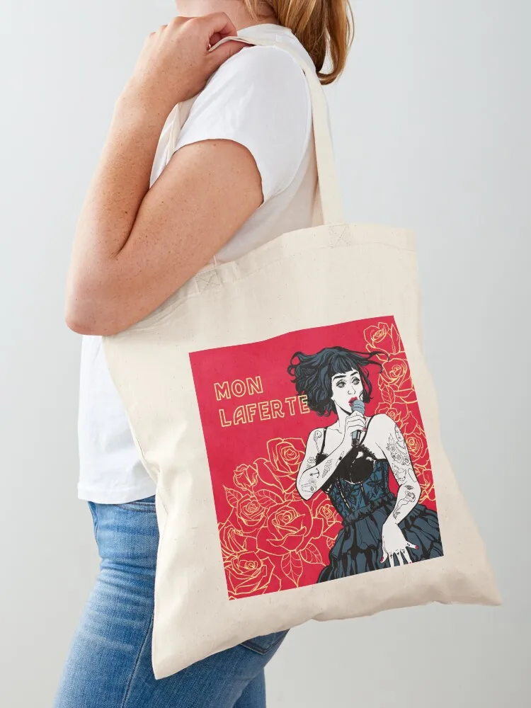 

Mon Laferte Tote Bag tote bags aesthetic cute pouch bag Cloth bag tote woman