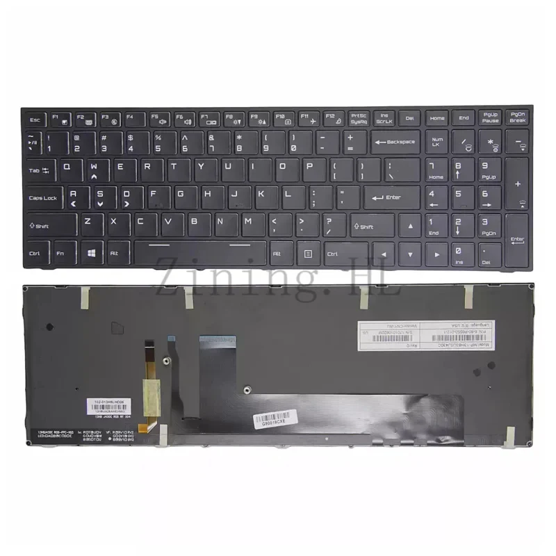 For CLEVO Sky Series Illuminated Laptop Keyboard, Backlit  Keypad for P655 P650SA P651SG P650SE P651SE Gaming Notebook