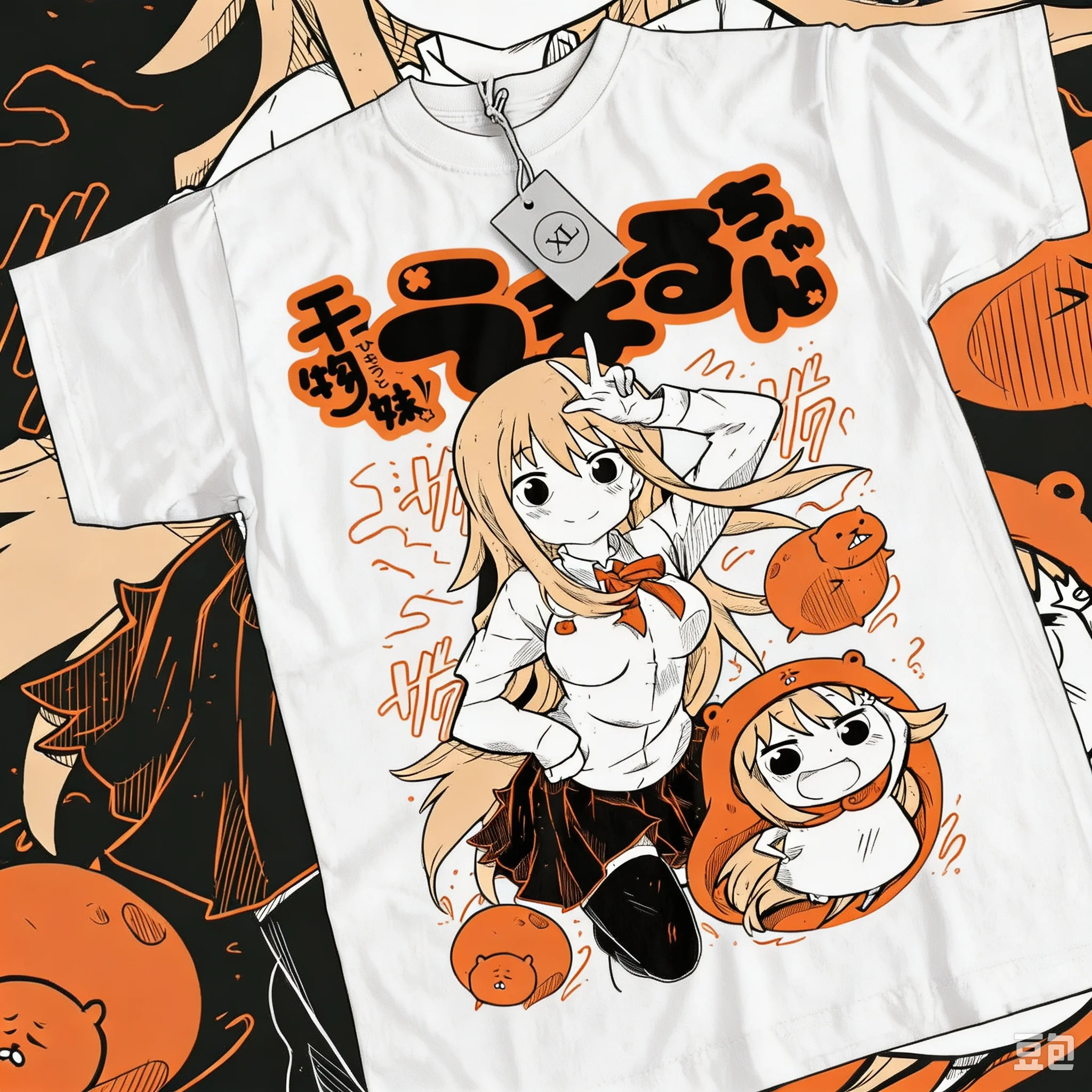 Vintage Himouto Umaru‑chan T‑Shirt Men Women Cute Girl Character Print Harajuku Streetwear Casual Short Sleeve Daily Casual Top