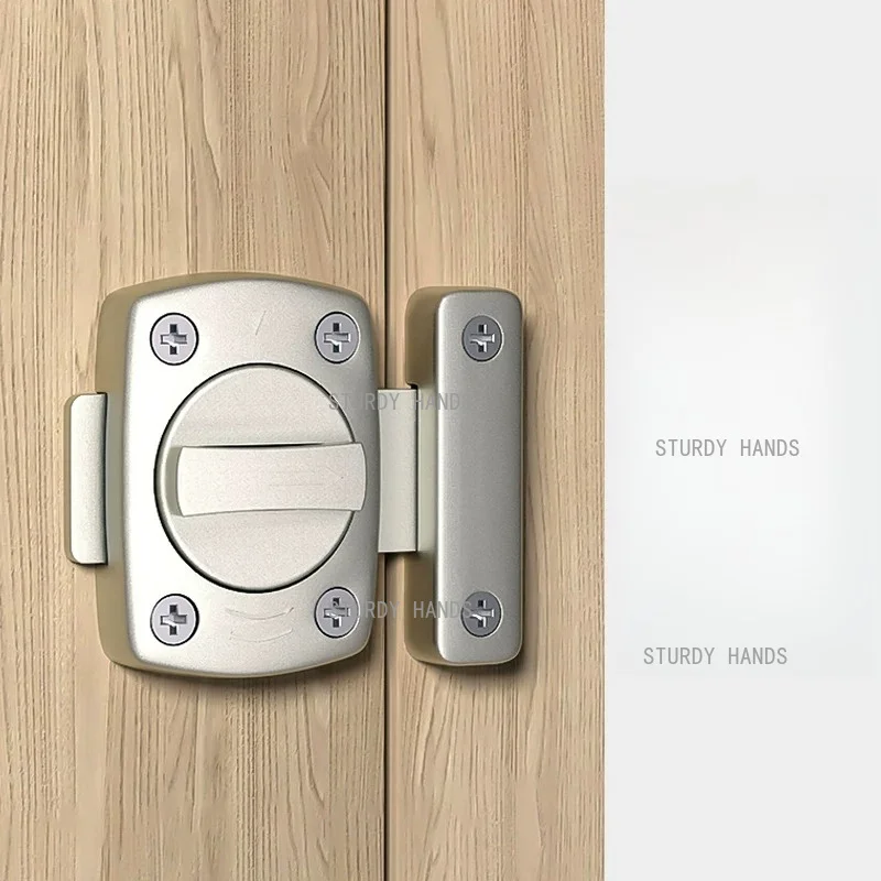 Zinc Alloy Rotary Door Lock, Anti-theft Door Latch,Old-fashioned Wooden Door Latch Lock,screw Installation, Hardware Accessories