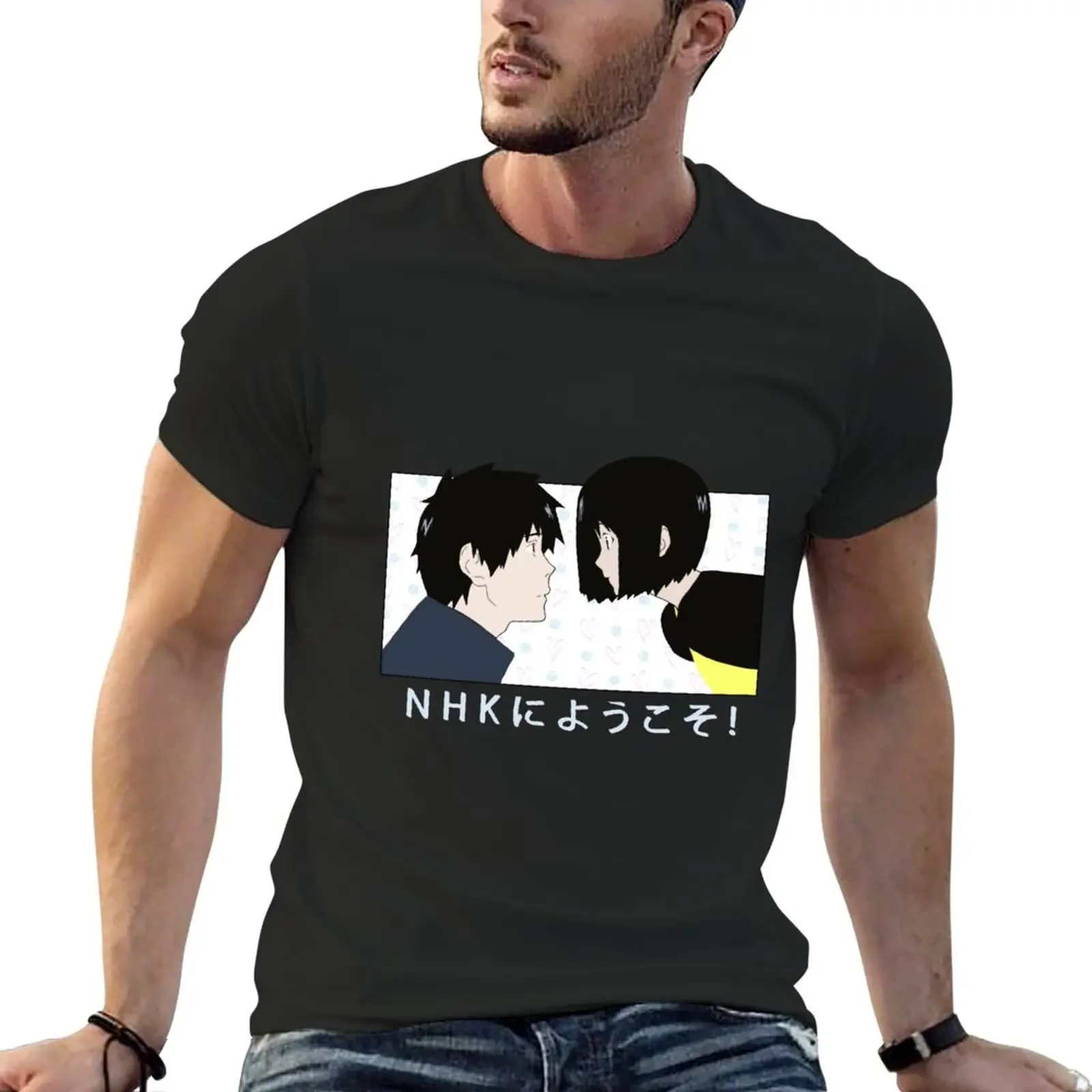 

Welcome to the love story from NHK T-Shirt summer clothes blacks Blouse black t shirts for men