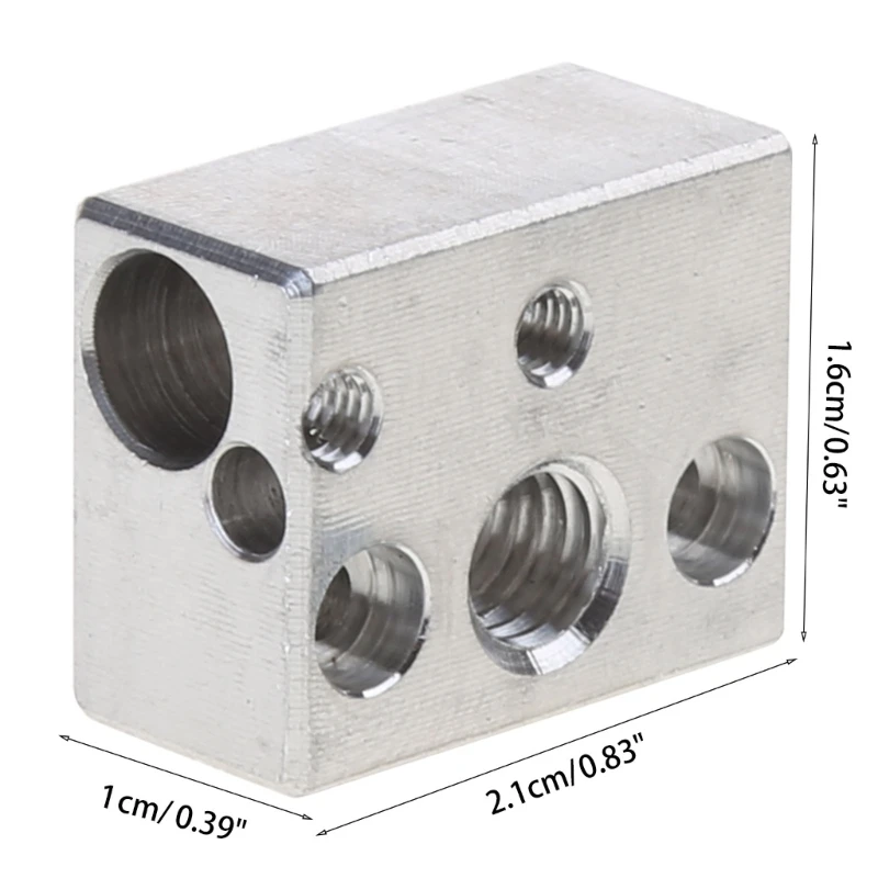 Ender 3 Heater Block Hotend High Temperature Extruder Heatblock All Metal Dropship