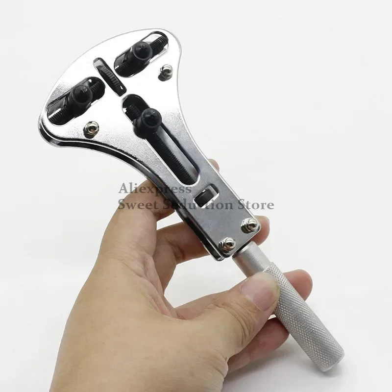 Watch Metal Remover Tool Back Case Opener Remover Watch Repair Tools Kit Adjustable Screw Wrench Tool Watch Accessories