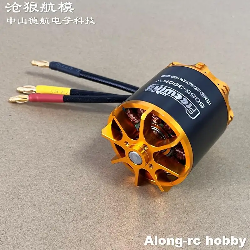 RC Airplane Model Spare Parts 6S 5055-390KV Brushless Motor Propeller Power Set for Freewing 1600mm Wingspan Spitfire RC Plane