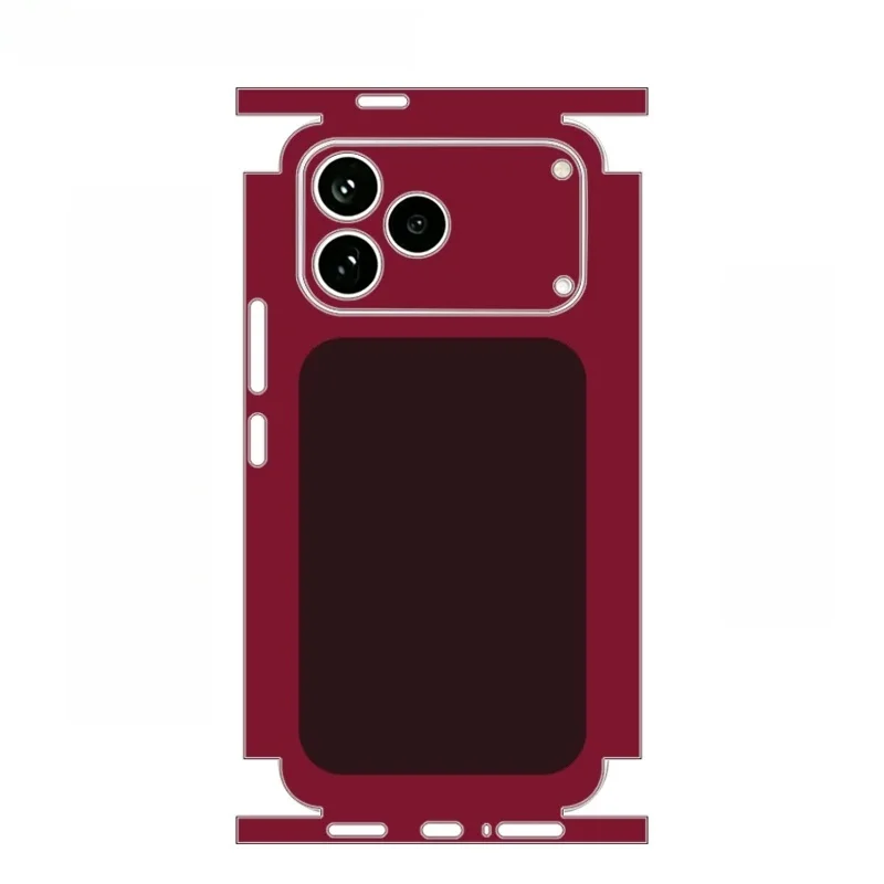 Цветная матовая пленка-наклейка для телефона Redmi K90/K80/K70 Pro Max (задняя панель + боковые стороны), защитная пленка-обертка для POCO F8 Pro