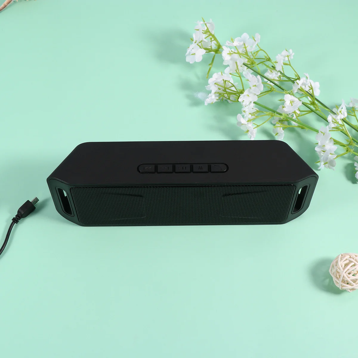 

1Pcs Mini Speaker Portable Wireless Dual Horn Stereo for Outdoor Indoor Use Mini Speaker Speakers Outdoor Speakers