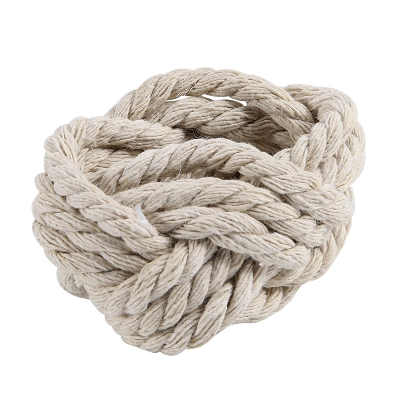 

Napkin Napkin Ring 12 Piece Set Cotton Rope Napkin Ring-Burlap Napkin Ring Set