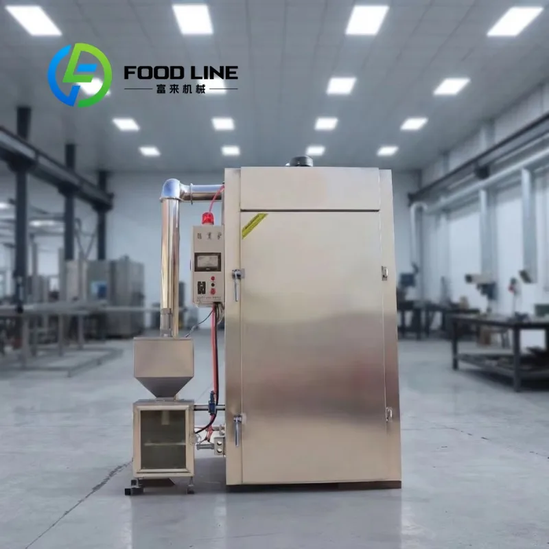 Commercial Stainless Steel Meat Smoker Oven, Even Smoke Circulation, Reduce Uneven Coloring, Ideal For Sausage Bacon Processing