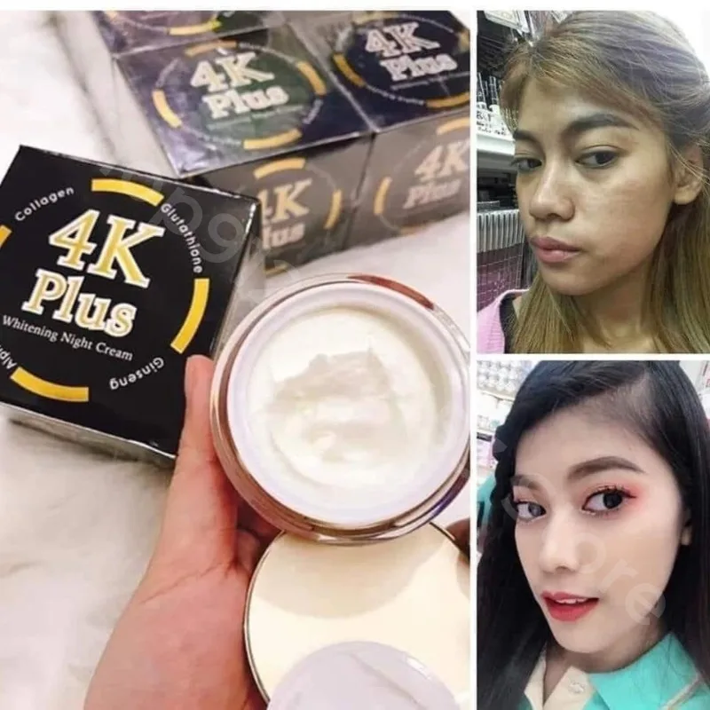 Thái Lan 4K Plus Giảm Mụn Ban Đêm Chính Hãng, Làm Trắng, Chống Lão Hóa, Làm Săn Chắc Da,Whitening Freckle Removing