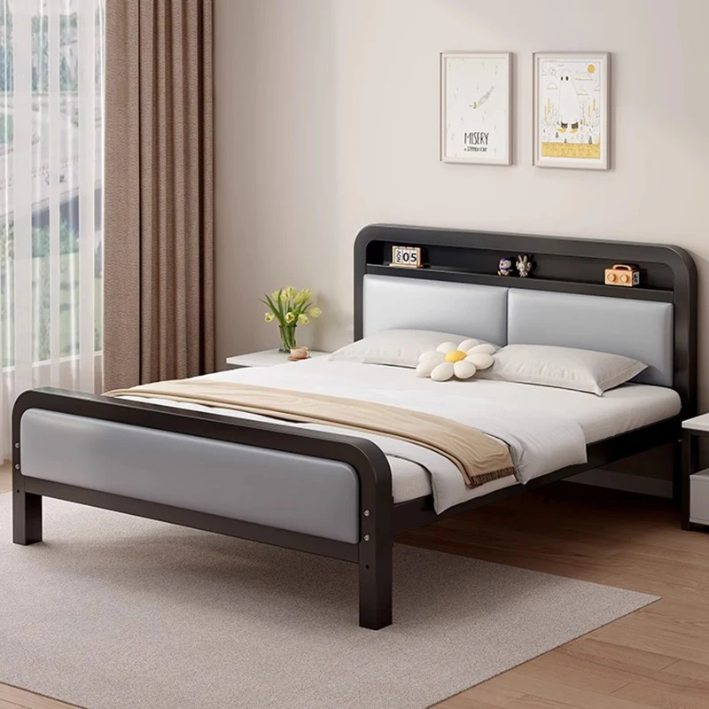 &Bedroom Bunk Bed Queen Luxury Loft Children Sun Space Saving Metal Sleeping Platform Sex Safe Camas De Casal Home Furniture