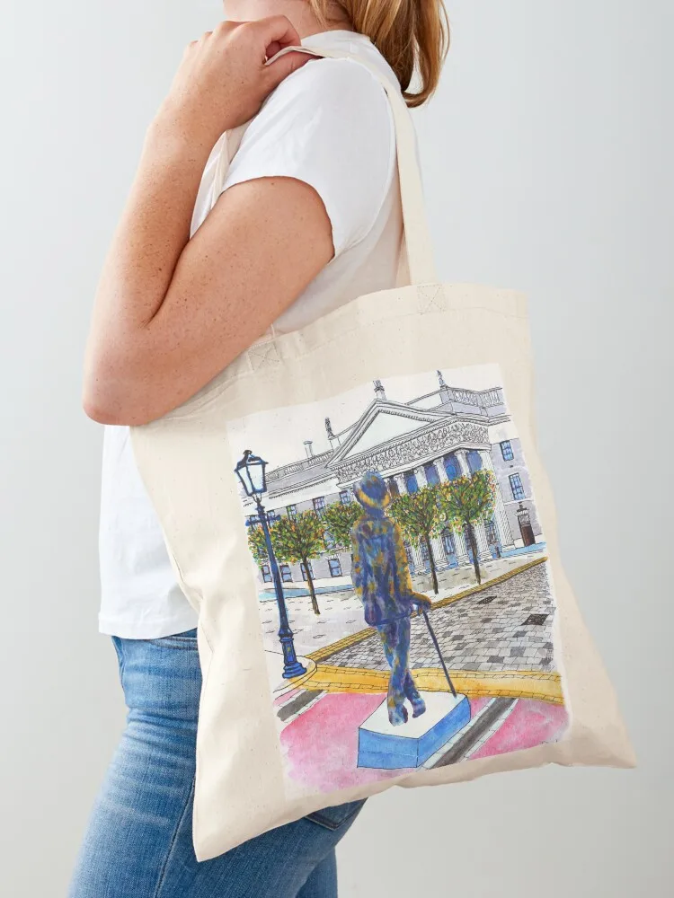

James Joyce and the GPO (Dublin, Ireland) Tote Bag Candy bags shopper bag women canvas free delivery bags hand bag