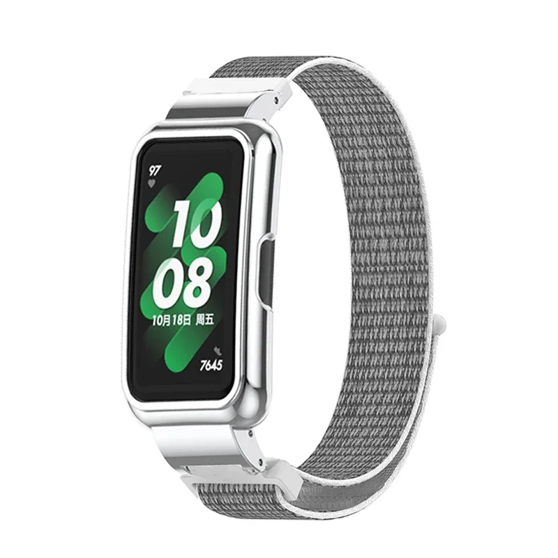 النايلون نسج المعصم الفرقة ل الشرف الفرقة 6 7 الذكية الفرقة اكسسوارات حزام لهواوي الفرقة 7 6 سوار حافظة معدنية حامي الوفير