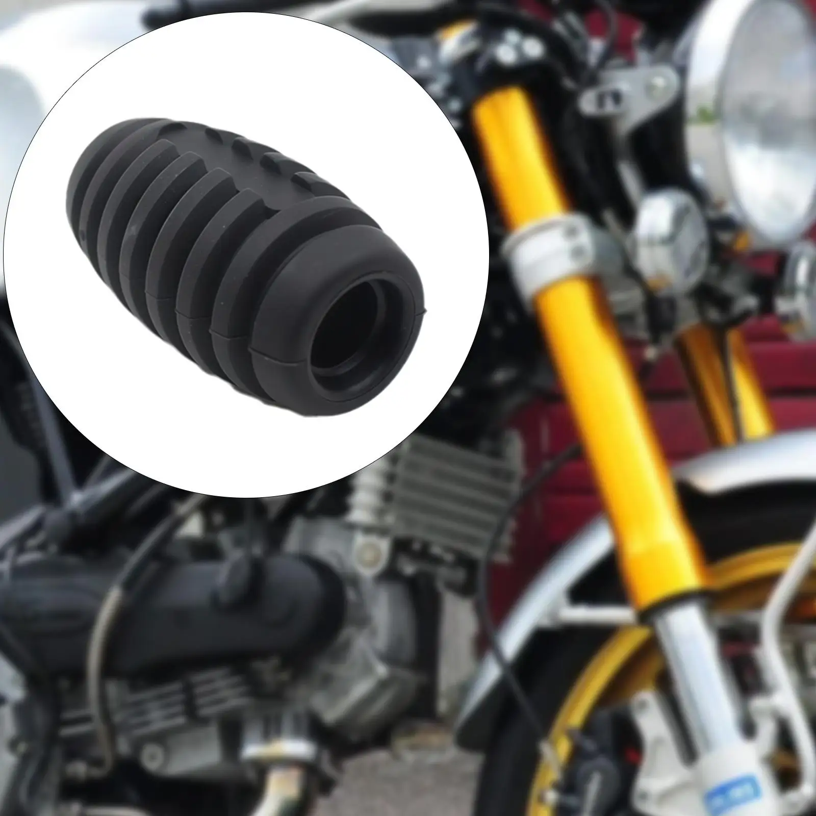 Shift Lever Pedal Cover Shoe Boot Protector Anti Slip Rubber 4cmx2cm Easy Install for Ducati GT1000 Sport Monster