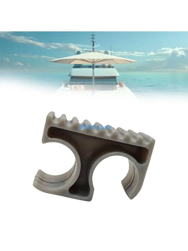 U13C Boat Awning Double Tube Clamp Bimini Boat Clip for Marine Bimini Top Use