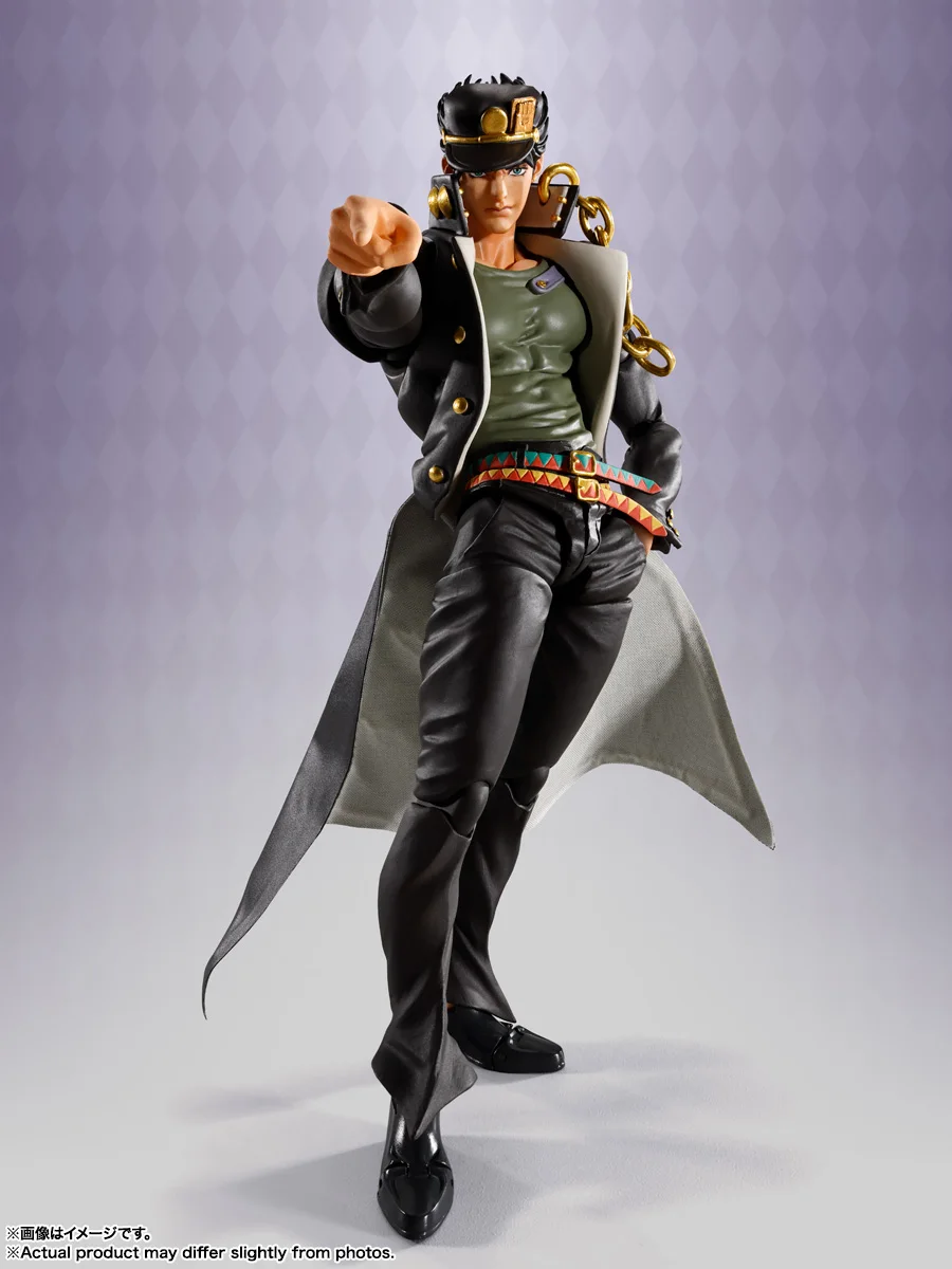 Asli BANDAI S.H.Figuarts Jotaro Kujo Jojo no Kimyo na Buken Acchion Figure Tosy PVC Model Kocchion Anime Movable Figurine