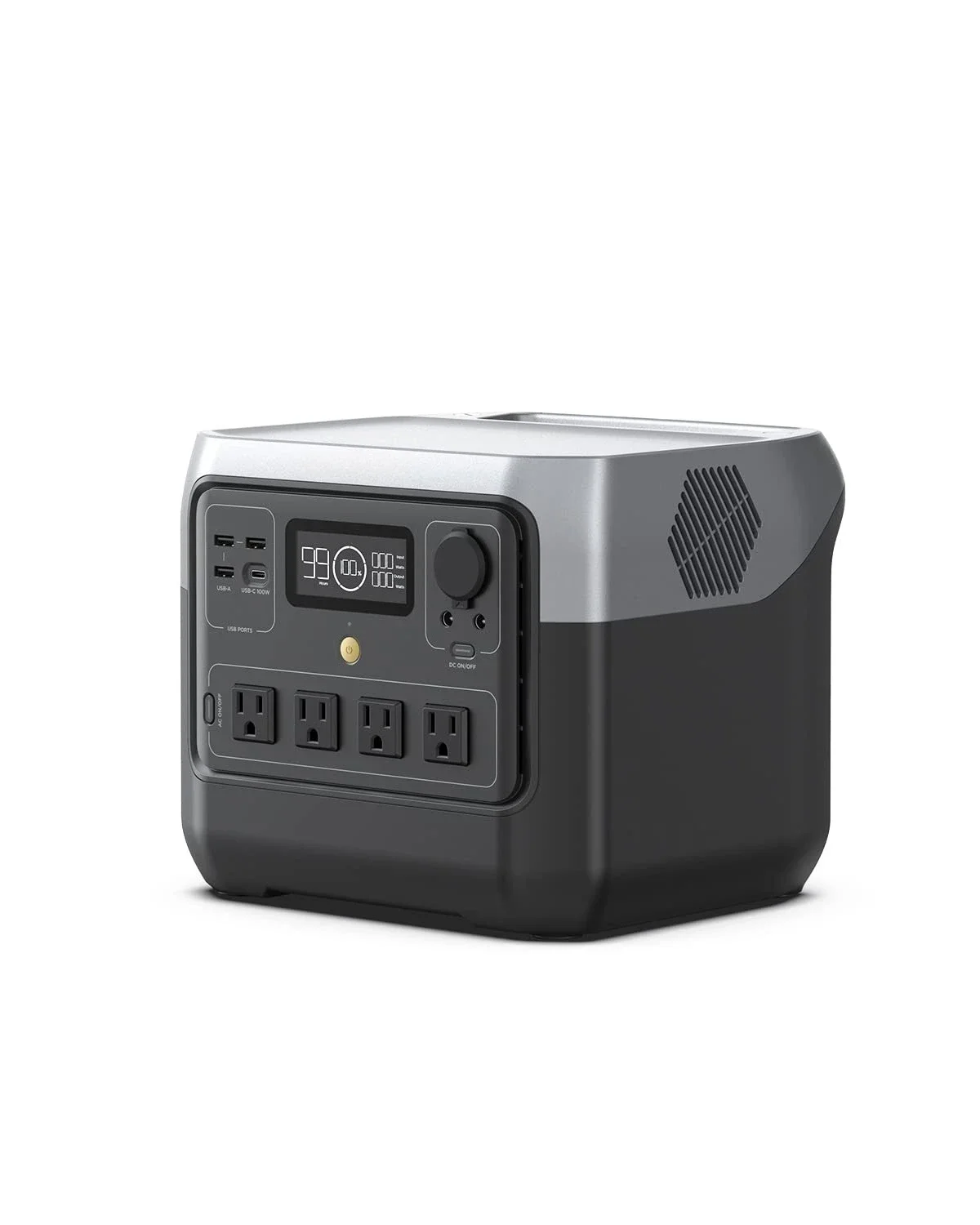 Portable Power Station RIVER 2 Pro, 768Wh LiFePO4 Battery, 70 Min Fast Charging, 4X800W (X-Boost 1600W) AC Outlets,, Customized
