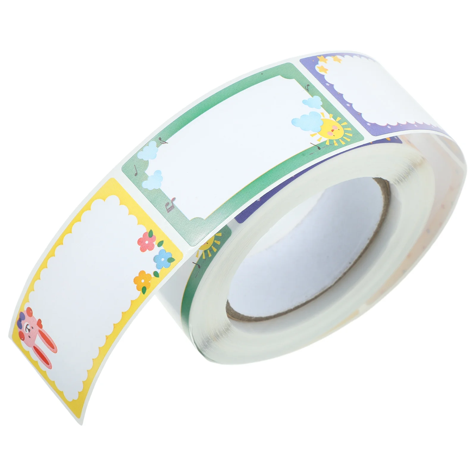 Adesivos coloridos à prova d'água, etiquetas de nome em branco, presente, placa de cobre, marcação classificada, bebê, estudantes pegajosos, notas, etiquetas de sinal