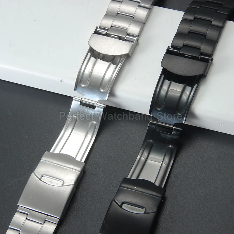 حزام ساعة فولاذي ممتاز 20 ملم لساعة سواتش YTS402 YTB4009 YTS401 واجهة ثلاثية المحاور شكل متين يحتفظ ومضاد للعرق