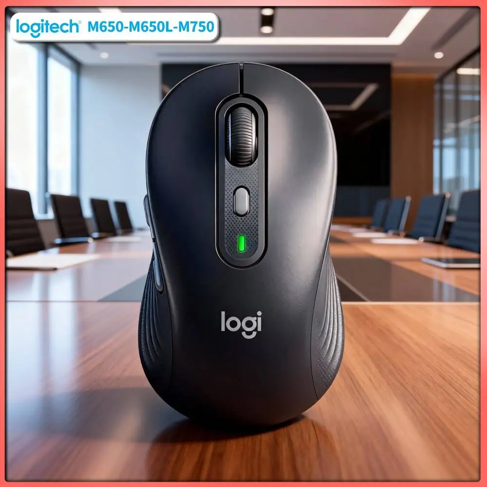 Logitech M750 Office Mouse - Precision Optical Sensor, 3-Device Easy Switch, Soft Thumb Rest, Home Desk Pick Tool