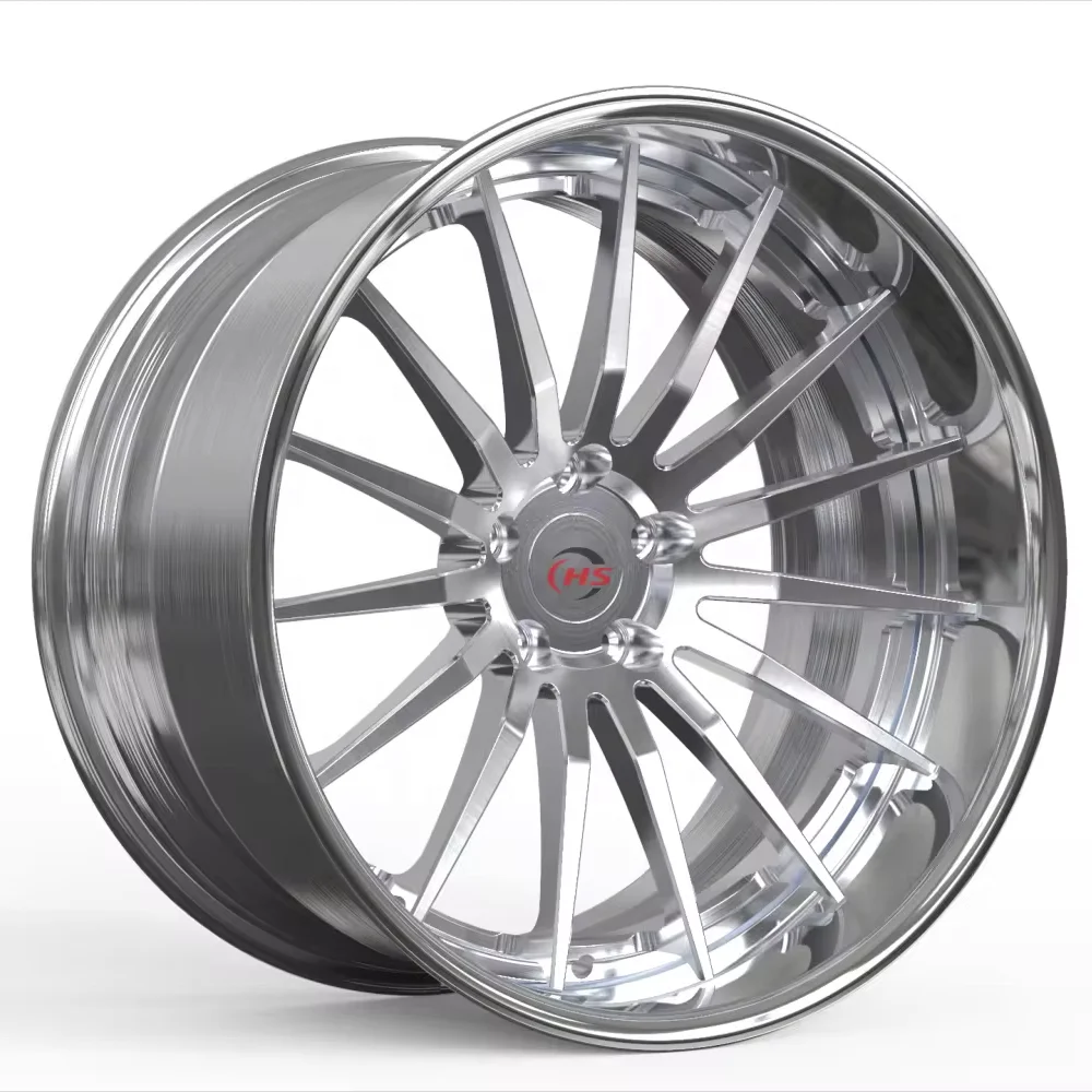 for  Wholesale price new design 18 19 20 21 22 23 24 26 inch 5*114.3 silver rims forged car wheels