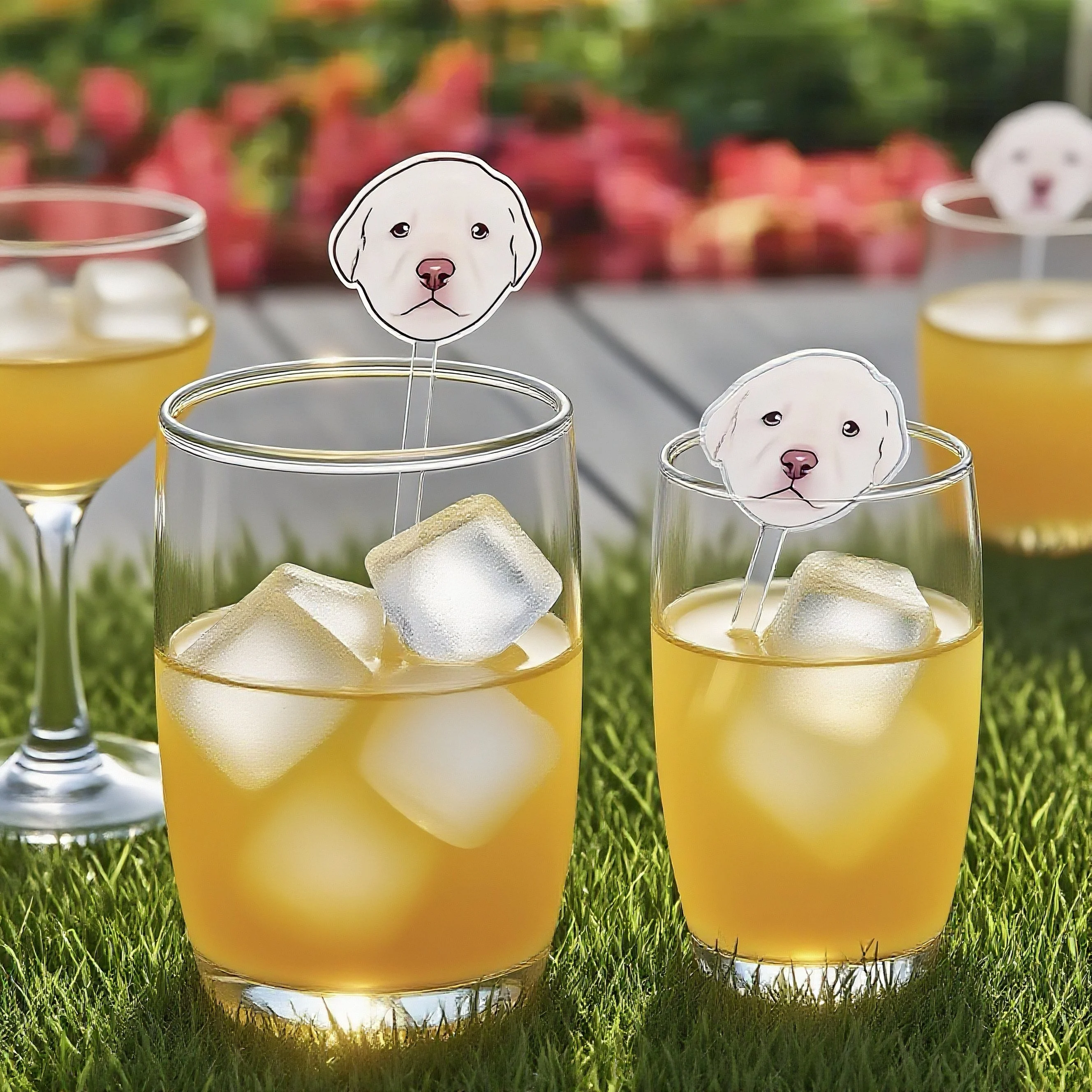 تخصيص صور شرب النمامون هدايا الزفاف الجدول الديكور شخصية كوكتيل النمامون الاكريليك حزب شرب النمامون جزء #4